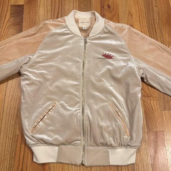 silence + noise Velvet Embroidered Mermaid Bomber - Picture 2 of 9